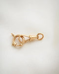 Set of an Antique Dog clip and Loop Claps 18K Gold Beg 1900s