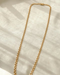 Long Rare 24.4 Inches Bismarck Chain 18K Gold 1960s