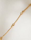 Organically Shaped Gorg Mid Century Necklace Diamonds and 18K Gold 1900s