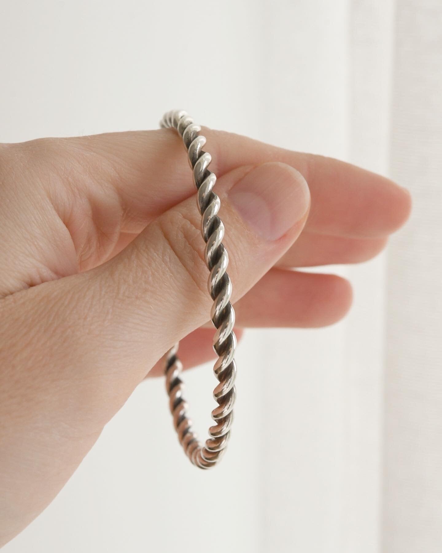 Beautiful Danish Vintage Silver Bangle 1960s