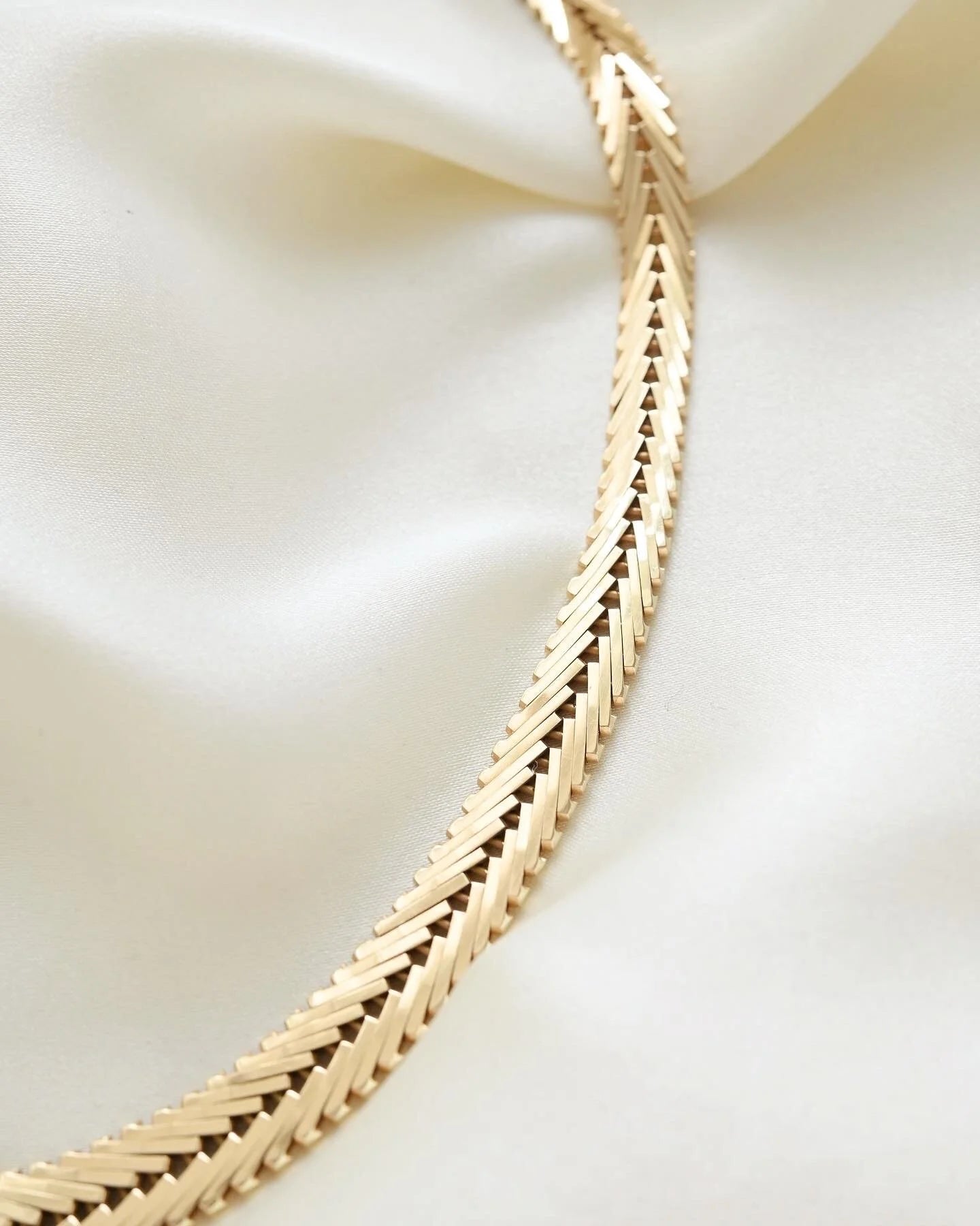 Stunning Danish Vintage Necklace by Viggo Petersen 14K Gold 1960