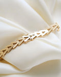 Vintage Jumbo Bracelet by Danish Willy Junget 14K Gold 1960