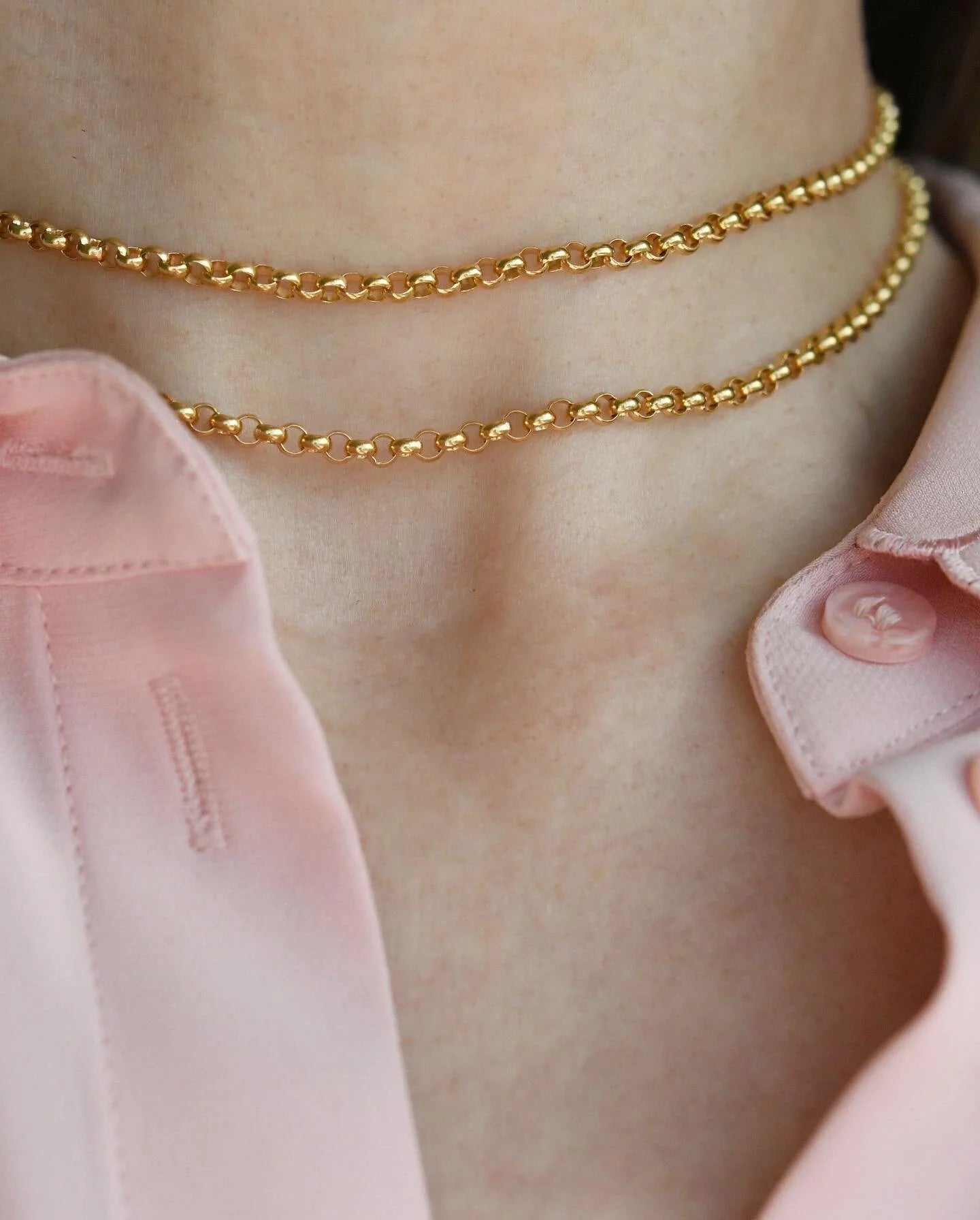 Perfect Vintage Belcher Chain 18K Gold 1970s