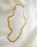 Stunning Sexy Vintage Fancy Link Chain 18K Gold