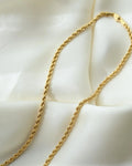 Perfect Italian Vintage Rope Chain 18K Gold