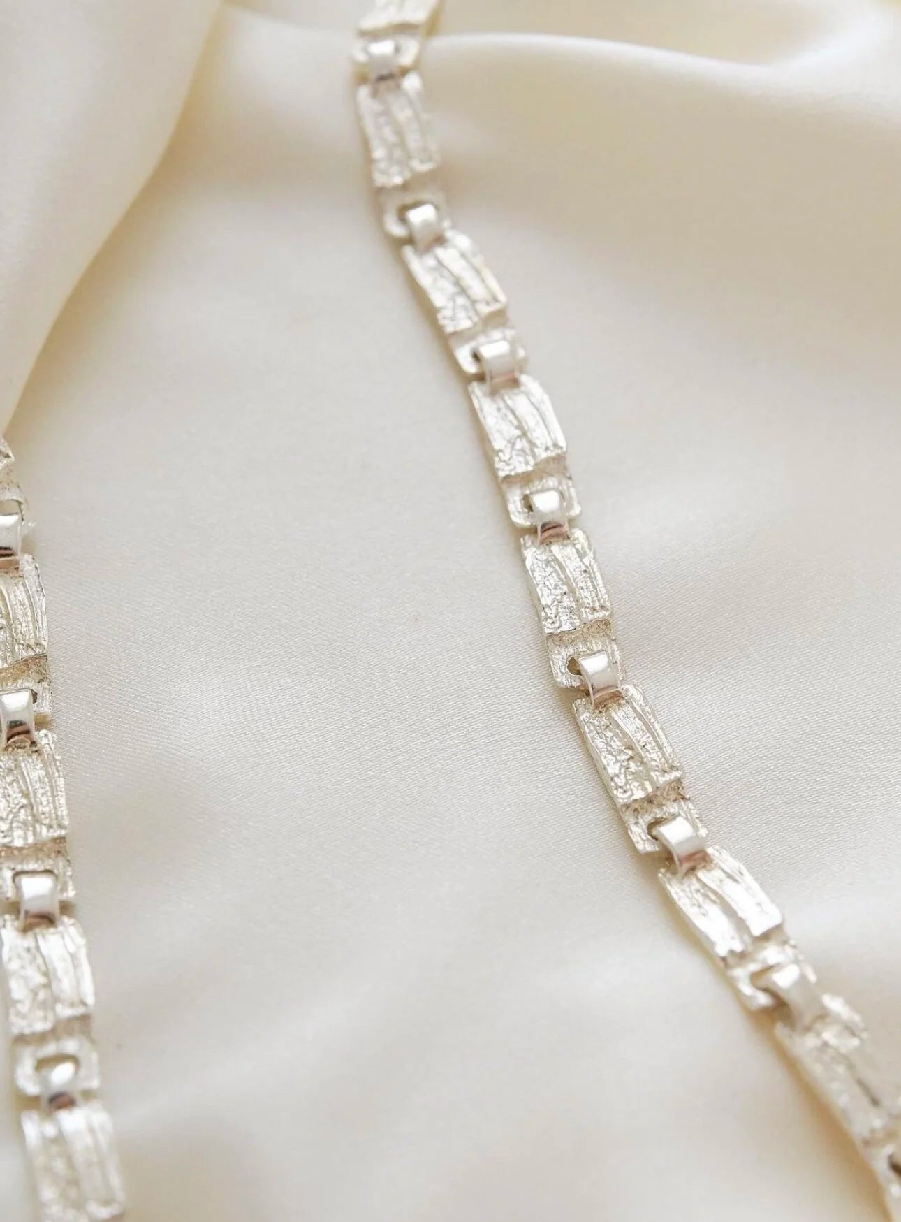 Huge Amazing Swedish Vintage Silver Necklace 1970
