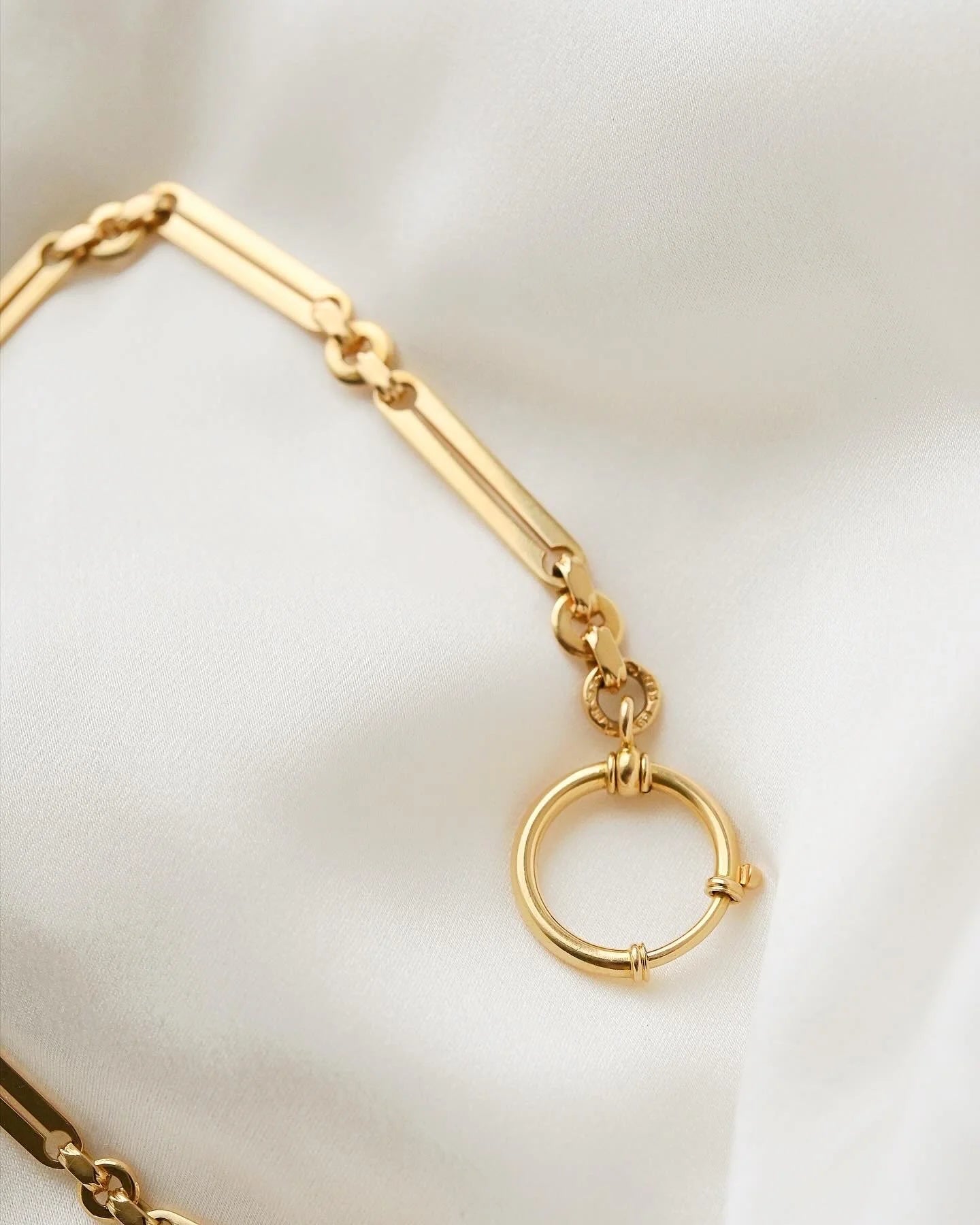 Dreamy 16 Grams Antique Watch Chain Fully Marked 18K Gold 1928