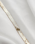 Special Danish Vintage Mid Century Link Bracelet 14K Gold Denmark
