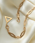 Unreal Stunning Antique Watch Chain 10.5 Inches 18K Rose Gold 1933