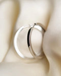Cool, Classic White Gold Hoop Earrings 14K White Gold 1990a