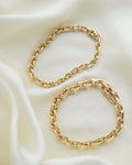 Biggest Most Amazing Vintage Anchor Link Bracelet Ever 14K Gold 1970