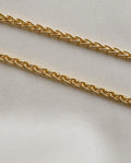 Gorgeous Vintage Wheat Link Chain 14K Gold 1980s