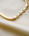 Fantastic Linked Vintage Bangle Bracelet 18K Gold