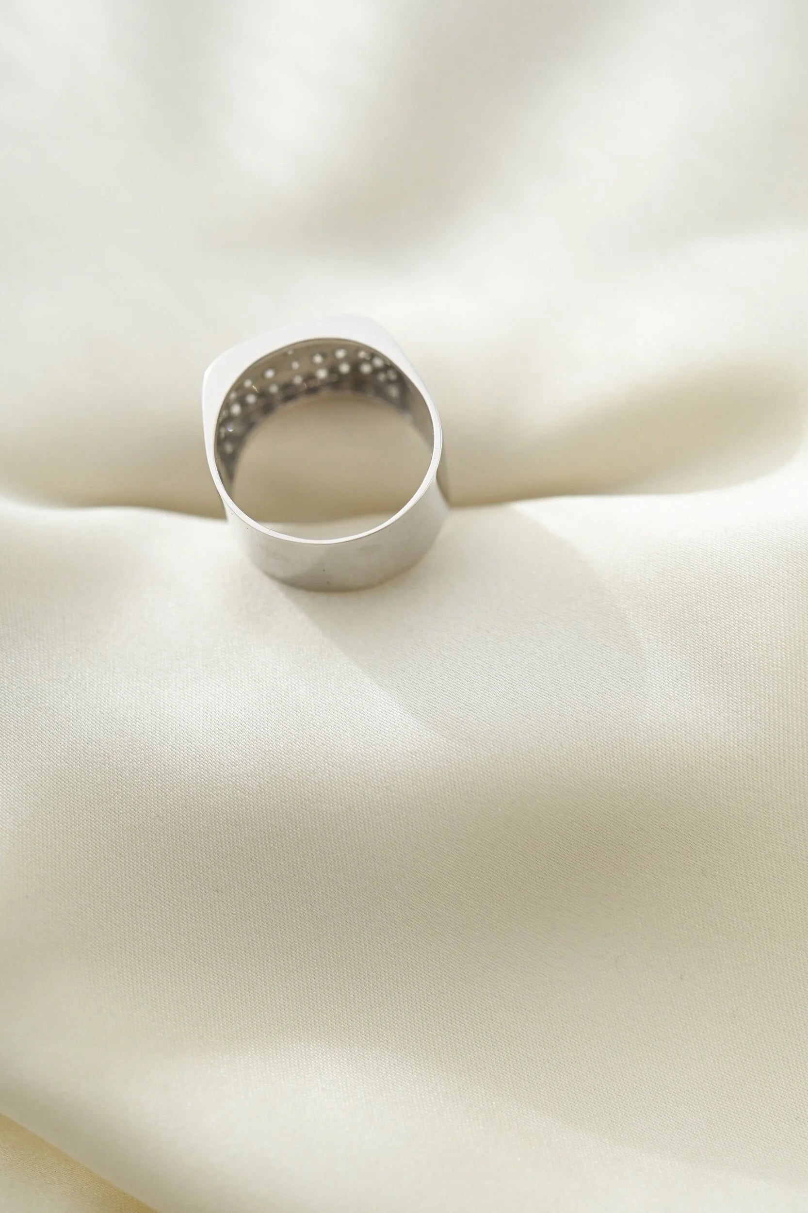 Vintage Diamond Ring by Lennart Abrahamson 18K Gold 1975
