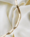 Fantastic Fluid Super Shine Link Bracelet Vintage Denmark 1960s 14K Gold