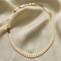 Gorgeous Sexy Brick Link Chain 29.5 Grams 14K Solid Gold