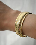 Engraved Dream Bangle 18K Gold 26.7 Grams 1948