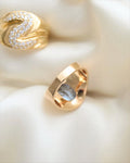 Beautiful Swedish Vintage Cigarband Ring 18K Gold 1963