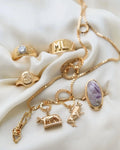 The Monday Selection: Rings, Pendants And a Chain 14-18K Gold 1900-1990