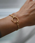 Perfect Rare Smaller Sized Old Watch Chain Bracelet 18K Gold 1920s
