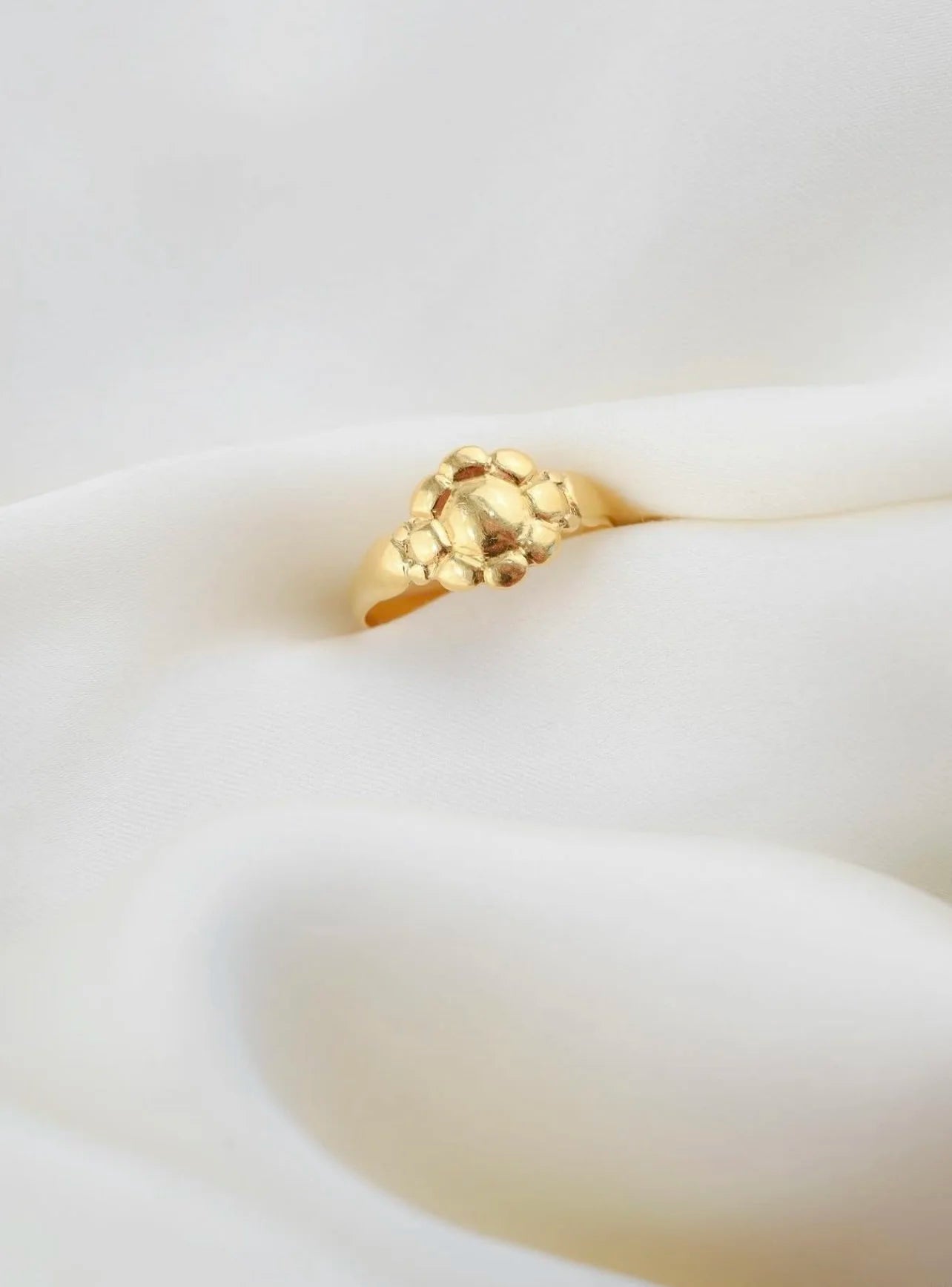 Magical Historic Treasure Blossom Ring 21K Gold Mid to Late 1800s