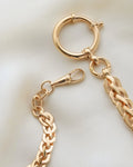 Extraordinary STUNNER! Antique Watch Chain Fancy Link 18K Gold 1901
