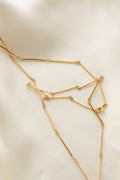 Long Perfect Bar Link Necklace 18K Gold