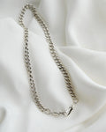 Antique English Silver Watch Chain Necklace 1912