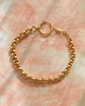 10.2 Inches Antique Belcher Watch Chain 18K Gold 1910s
