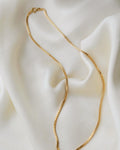 Super Substantial Long Vintage Box Chain 18K Gold 1970