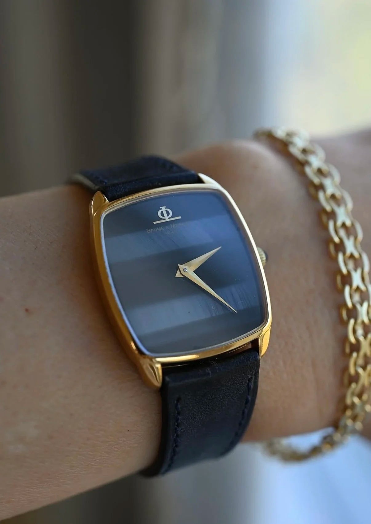 Incredible 18K Solid Gold Vintage Watch Baume & Mercier