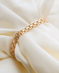 Gorgeous Rare 26 Grams Capricorn Link Bracelet 18K Gold 1965