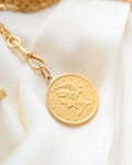 Antique Lady Liberty 5 Dollar Coin Pendant 21.6K Gold 1904