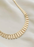 Sexy Fringed Cleopatra Necklace 14K Gold 1960
