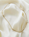 Danish Baby Brick Link Necklace by Viggo Pedersen 14K Gold 1960