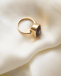 Shipping included! Gorg Antique Amethyst Ring 18K Gold 1928
