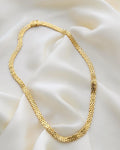 Danish Vintage Rolex Link Necklace 14K Gold 1980