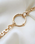 Antique Virola Link Watch Chain 18K Gold 1937