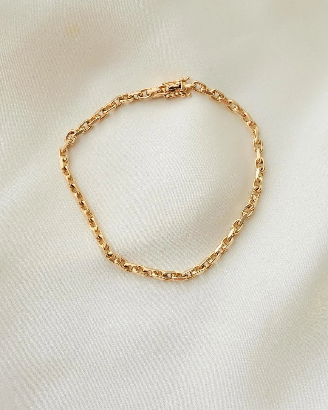 Gorg Smaller Links Swedish Vintage Bracelet 18K Gold 1962