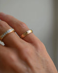 Stunning High Polished Band 18K Gold Swedish Vintage 1962