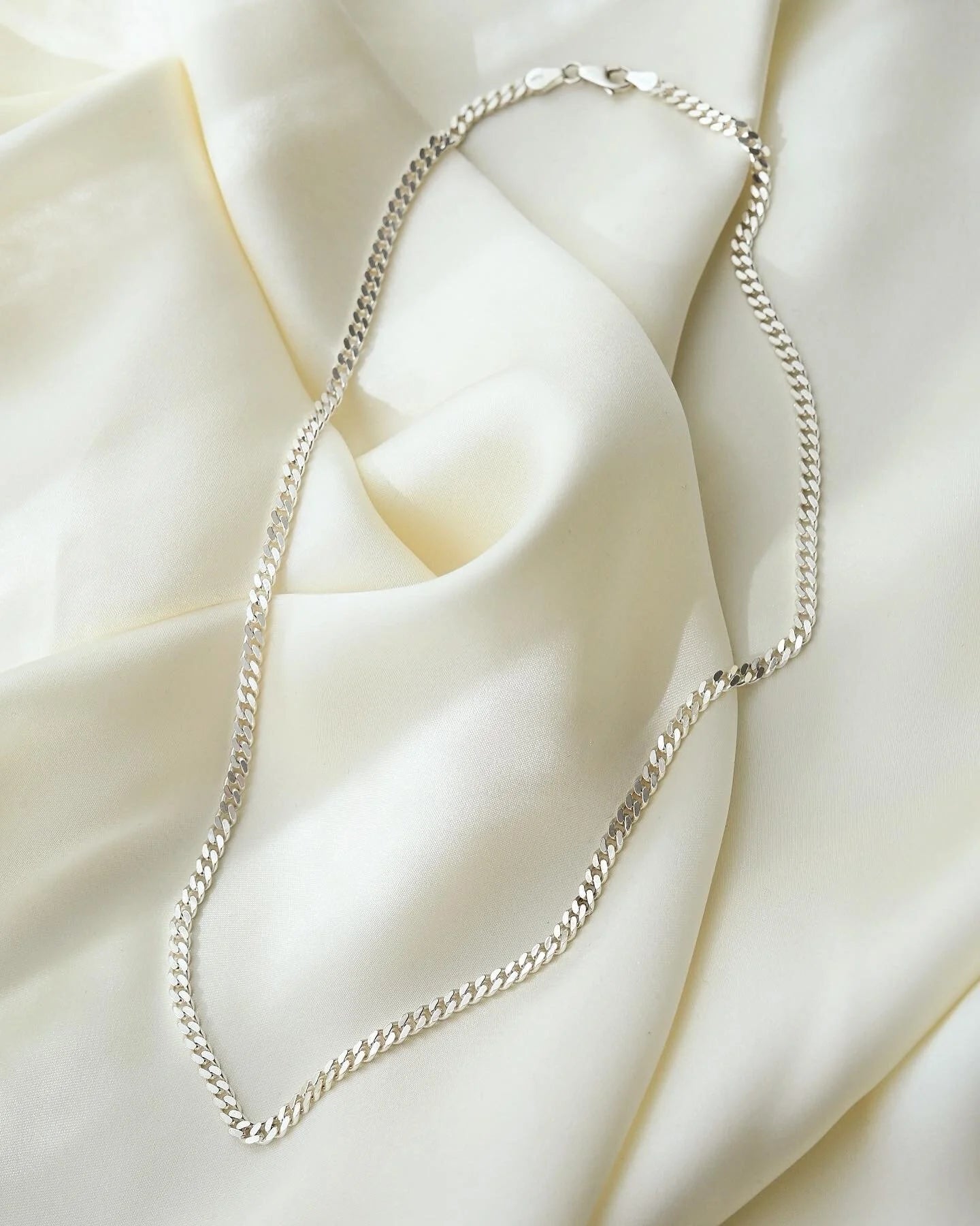 The Best Vintage Sterling Silver Curb Link Chain