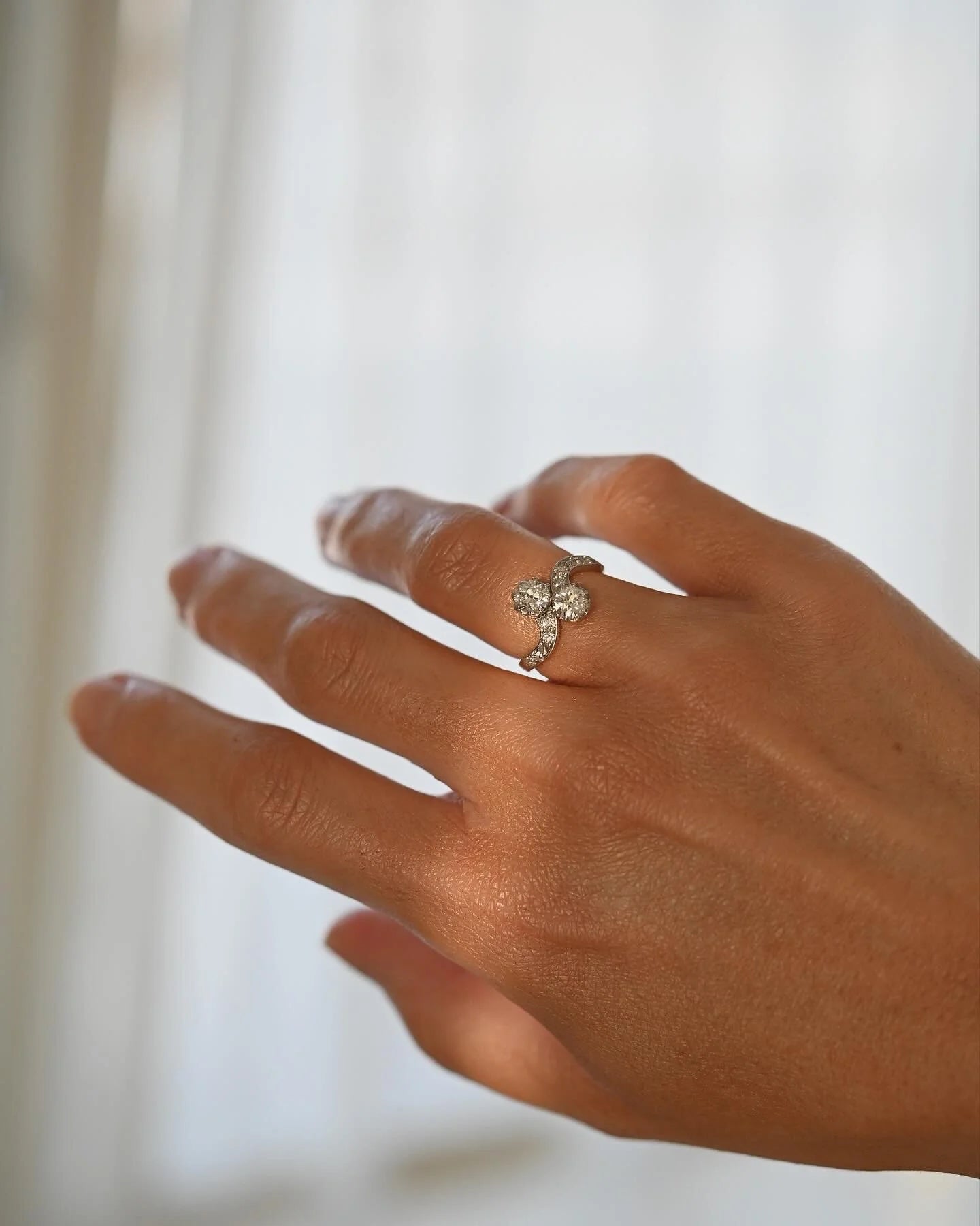 The Ring You Wanted Him to Buy But Now Can Buy Yourself Antique Diamonds 18K Gold 1930s