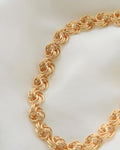 Rare Three Dimensional Knot Link Bracelet 18K Gold 1955 Sweden