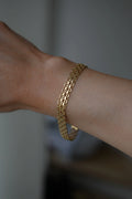Incredible 1960s Vintage Star Link Bracelet 18K Gold