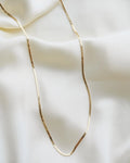The Best Long Vintage Baby Virola Link Chain 18K Gold