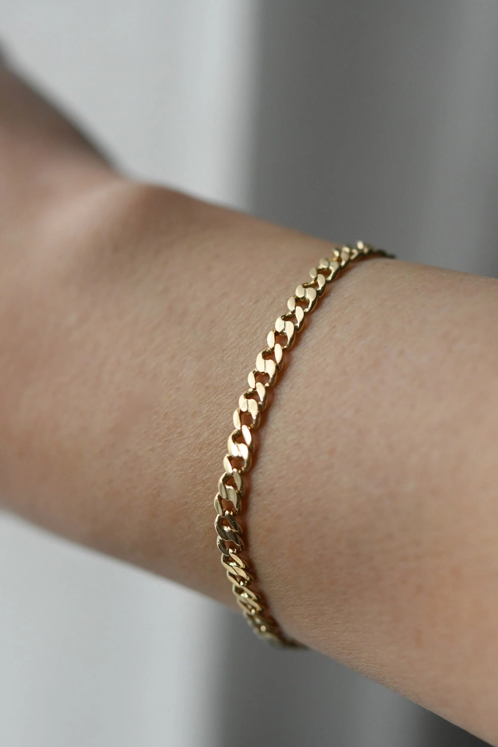 Vintage Curb Chain in 14K Gold 1970s