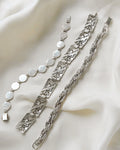 Three Scandinavian Sterling Bracelets Selling Separately