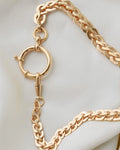 Extraordinary STUNNER! Antique Watch Chain Fancy Link 18K Gold 1901