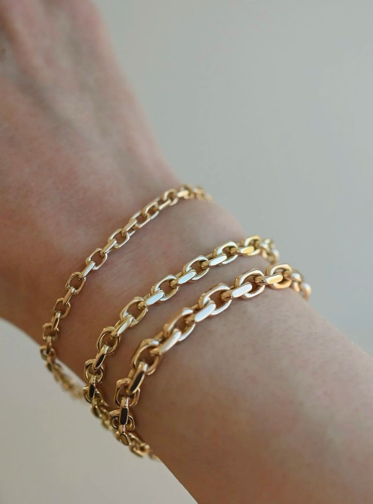 Gorgeous Danish Vintage Bracelets 14K Gold Mid 1900s