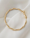Sublime Danish Twisted Vintage Bangle 18K Gold